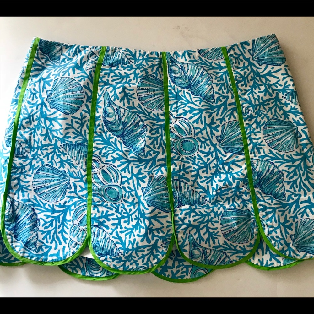 Lily Pulitzer women’s size 4 seashell skirt